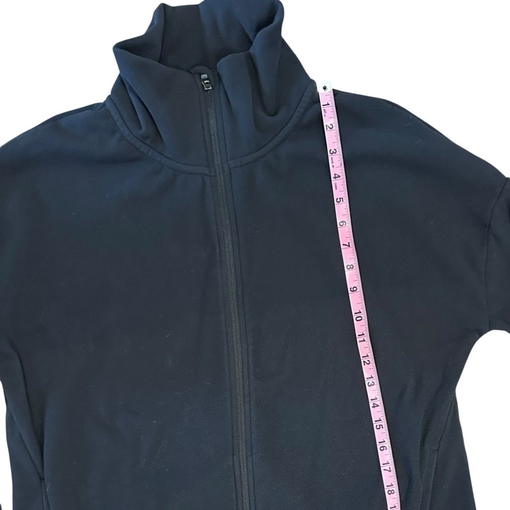 Women’s Mondetta Super Soft Fleece Zip Up Jacket Black Size XL - Picture 4 of 5
